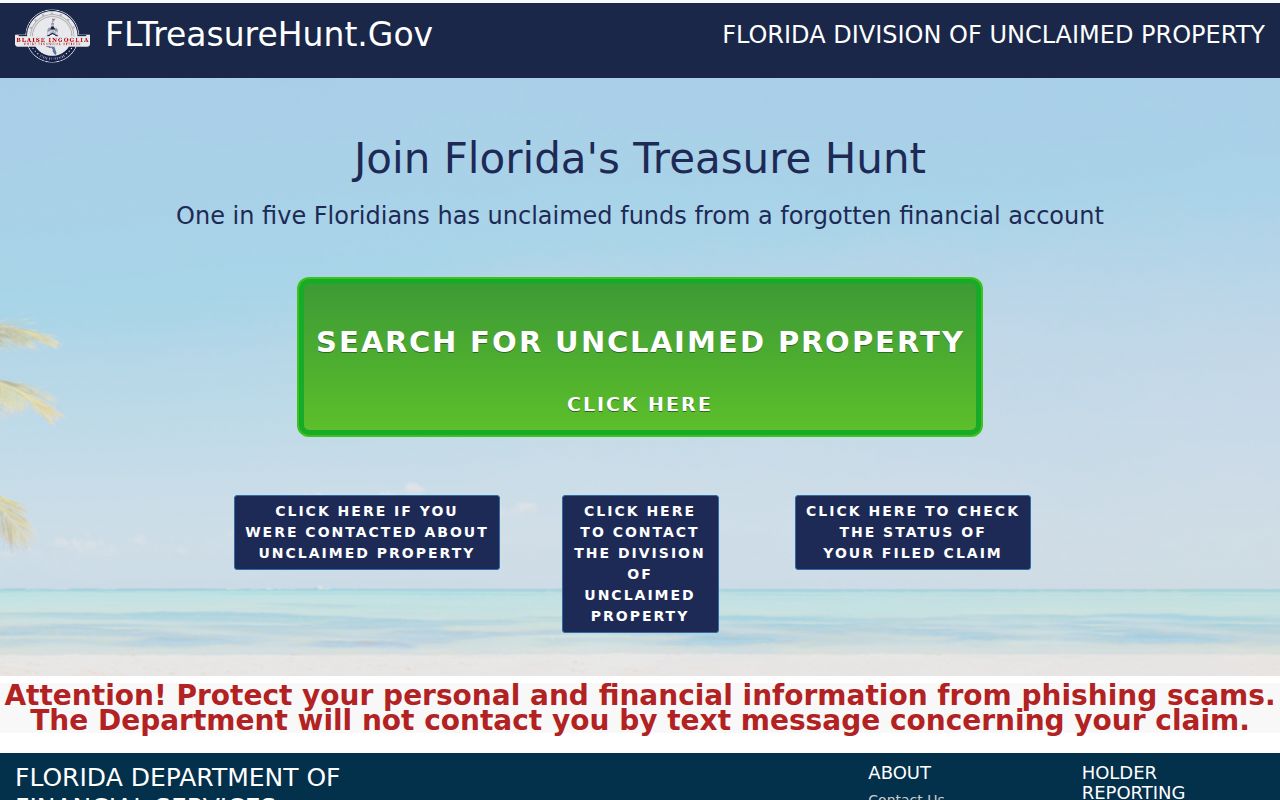 Florida Treasure Hunt search used to verify a Dunedin community record clue